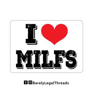I Heart MILFS STICKER