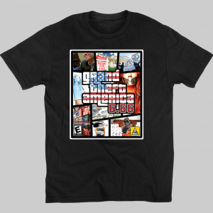 Grand Theft America 666 - tshirt black